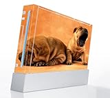 Shar Pei Puppies Decorative Protector Skin Decal Sticker for Nintendo Wii C ....