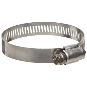 Precision Brand B36HS All Stainless Worm Gear Hose Clamp, 1-13/16" - 2-3/4" (Pack of 10)