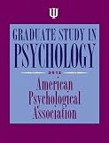 Graduate Study in Psychology 2012