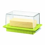 Bodum - 11141-565 - Bistro - Beurrier avec Couvercle - 17 X 12 cm - Vert Citron
