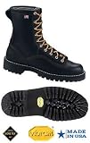 Review   / Danner Mens 8 Inch Leather Rain Forest Waterproof Work Boots #14100