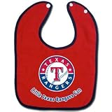 Texas Rangers 2-Tone Snap Baby Bib