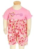 Bebini Hearts & Flowers Empire Waist Bubble Romper