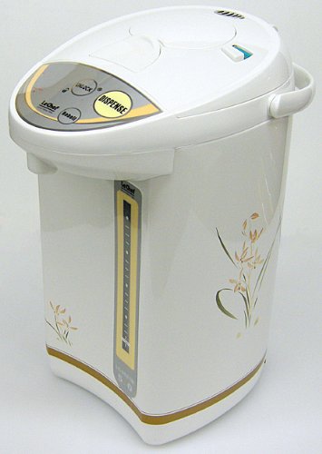 Le Chef Electric Hot Water Pot 5.0 (Floral) Manual Pump With Reboil & Auto Dispense LC5021W Le Chef Electric Hot Water Pot 5.0 (Floral) Manual Pump With Reboil & Auto Dispense LC5021W