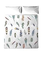 Hipster Juego De Sábanas Tupaq (Blanco/Multicolor)