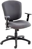 Global 53363BKPB04 Supra X Medium-Back Tilter Chair, Gray Fabric
