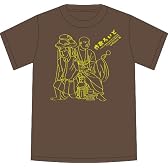 坊歌ろいど Tシャツ ブラウン×グリーン サイズ:M
