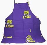 LSU Apron 26"X35" with 9" pocket - LSU Fighting Tigers