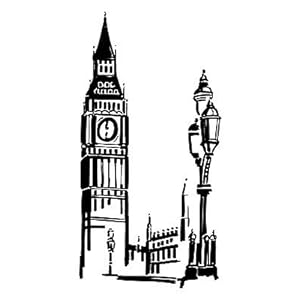 Sticker de Londres avec le Big Ben