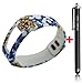 Smart Tech Store Lily Roses Flowers White Replacement Band With Clasp for Garmin Vivofit Only /No tracker/ Wireless Activity Bracelet Sport Wrist band Garmin Vivo fit Bracelet Sport Arm Band Armband