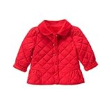 GYMBOREE(ジンボリー) キルトジャケット ホーリー レッド アウタージャケット 0～3ヶ月【並行輸入】