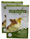 12 MONTH Advantage Green: For Dogs under 10lbs.