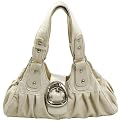 Parinda Cosmos Croco Embossed Handbag - Sand
