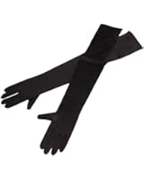 22" Classic Adult Size Opera Length Satin Gloves