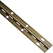 Antique Brass, Slotted Piano Hinge, 36'' L x 1-1/16'' W