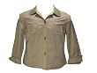 Rafaella Khaki Solid & Novelty Stretch Twill Jacket 2X