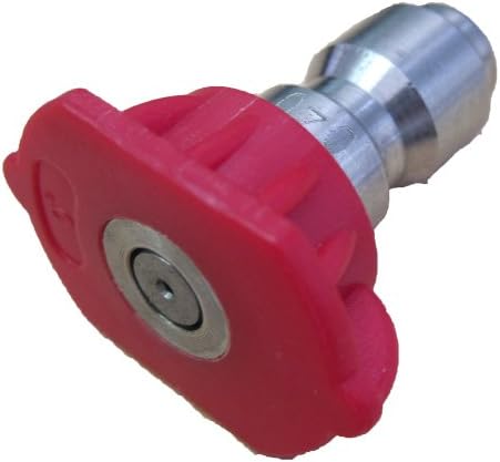Pressure Washer Sprayer Nozzle Tip 1/4" Size 4.5, Red 0 Degree Stainless Steel for 3000 Psi, 3500 Psi, 4000 Psi, 4500 Psi Pressure Washer