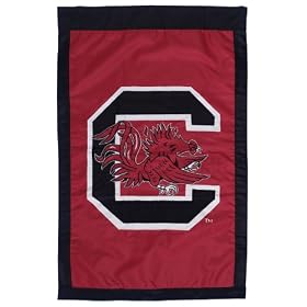 NCAA South Carolina Fighting Gamecocks Double Sided 29 x 44-Inch Applique Flag
