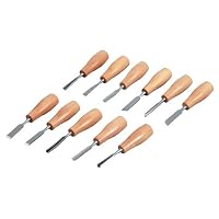 TEKTON by MIT 6742 Wood Carving Chisel Set, 11-Piece