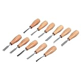 TEKTON 6742 Wood Carving Chisel Set, 11-Piece (Tools & Home Improvement)