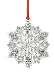 Williamsburg by Reed & Barton Sterling Silver 2011 Annual Snowflake Ornament, Height 3.0