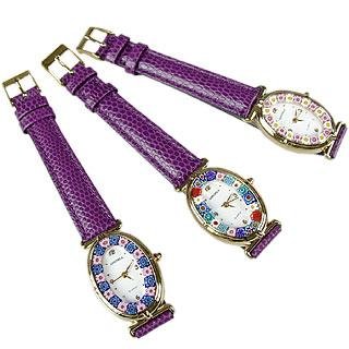 Antica Murrina Veneziana Watches, Antica Murrina Veneziana Gondola Watch with Glass Pattern Variation 1, Womens Watches, Womens Antica Murrina Veneziana Watches
