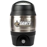 New Orleans Saints 1 Gallon Tailgate Keg Stainless Steel Gallon Water Bottle