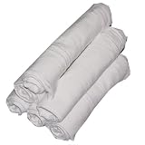 Floursack white dish towel 100% cotton 31 x 36 inch 24 thread co...