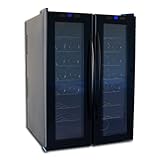 Vintage Cellars 48-Bottle Dual Zone Wine Cooler | CR2d2t48