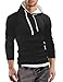 Grin&Bear Men's Long Sleeved Hoodie Black M