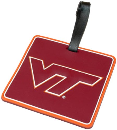 NCAA Virginia Tech University Team Golf Bag/Luggage Tag Virginia Tech Hokies PVC Bag/Luggage Tag from Team Golf
