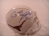 COLT MCCOY SIGNED AUTOGRAPHED MINI HELMET TEXAS LONGHORNS COA + HOLOGRAM