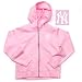 New York Yankees MLB Girls Lucky Full Zip Hooded Jacket (Pink)