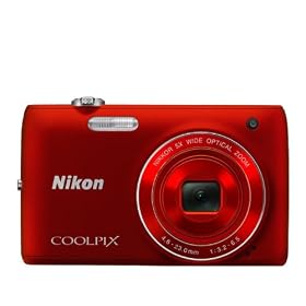 Nikon COOLPIX S4100 14 MP Digital Camera with 5x NIKKOR Wide-Angle Optical Zoom Lens and... by Nikon