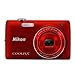 Nikon COOLPIX S4100 14 MP Digital Camera with 5x NIKKOR Wide-Angle Optical Zoom Lens and 3-Inch Touch-Panel LCD (Red)