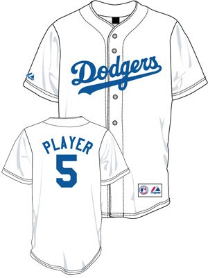 James Loney Jersey: Los Angeles Dodgers Adult Home White # 7