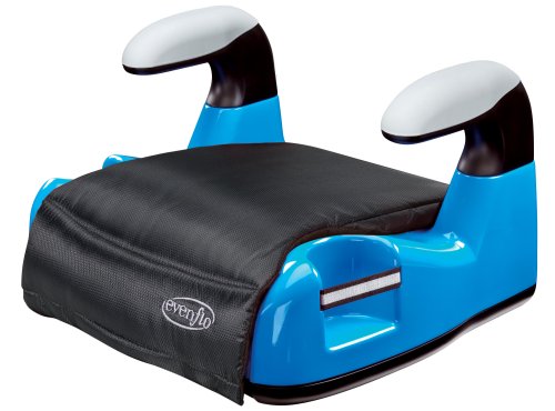 Evenflo Big Kid AMP No Back Booster Car Seat, Blue