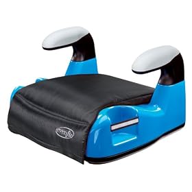 Evenflo Big Kid AMP No Back Booster Car Seat, Blue