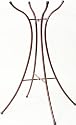 Evergreen 1119 Metal Bird Bath Stand, Hourglass Shape, 31-Inches Tall