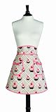 Jessie Steele Half Audrey Cherry Cupcakes Apron