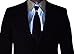 Neon Nightlife Light Up Neck Tie, One Size, White