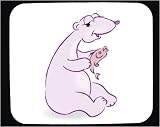 Mouse Pad with arctic, polar, cartoon, bear, animal, north