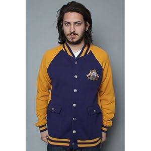 Buy WeSC The Damiano Cardigan in Medium Blue,Sweaters for Men by WeSC