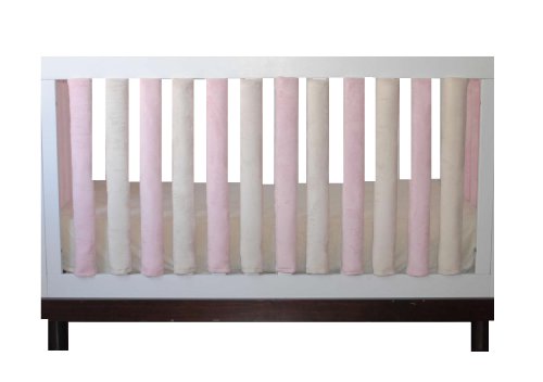 Go Mama Go Designs 24 Pack Wonder Bumpers, Pink/Cream
