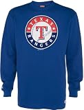 Texas Rangers Royal Primary Logo Thermal Long Sleeve Shirt