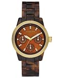 Michael Kors Quartz Brown Gem Dial Totoiseshell Band - Women's Watch MK5399
