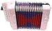 DeRosa Childrens Pink 7 Key Toy Accordion Squeeze Box