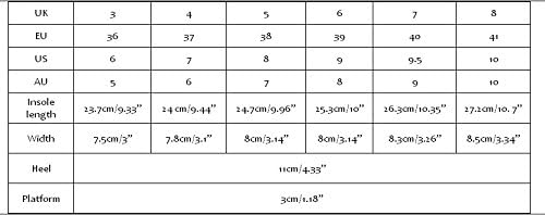 SHOEZY Womens Ladies Black High Heels Platform Pump Shoe Xmas Party Dress US 7 EU 37