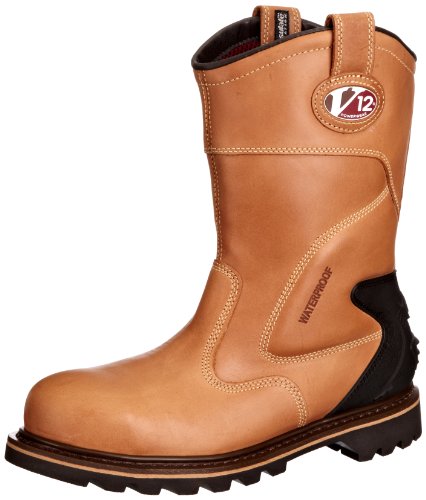 V12 Mens Tomahawk Safety Boots V1250 Brown 9 UK, 43 EU