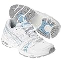 Asics Women's Gel Kayano Walker 6 Walking Shoes WHITE/SILVER 10 D